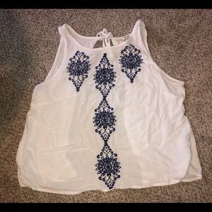LA hearts tank top. Open Back
